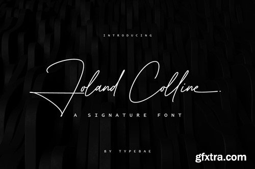 Joland Colline – Elegant Signature Font CU2XZJD