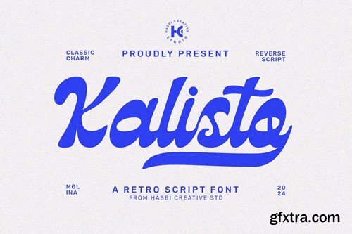 Kalisto Retro Script KX3U33F