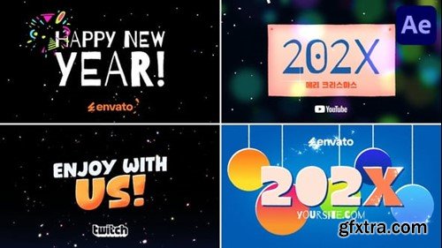 Videohive New Year Typography for After Effects 55431472