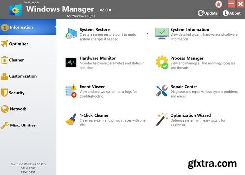 Yamicsoft Windows Manager 2.0.9