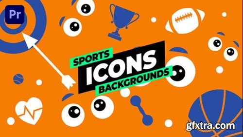 Videohive Sports Icons Backgrounds 55529143