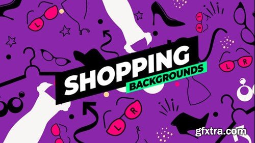 Videohive Shopping Backgrounds 55529134