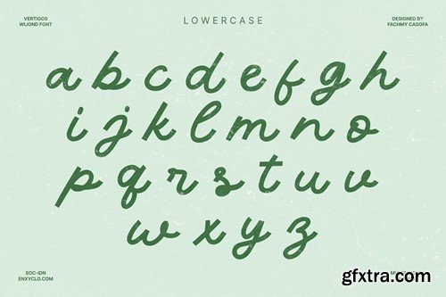 Vertigos Wijond - Handwritten Monoline Script Font VAAH52N