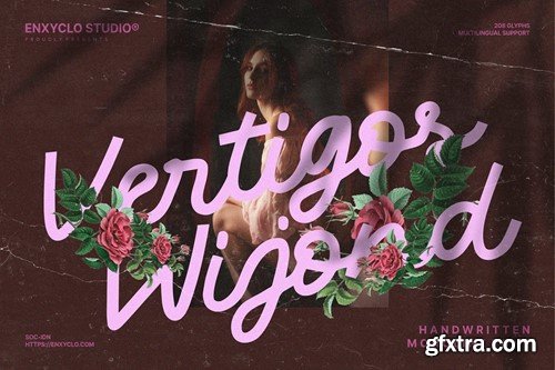 Vertigos Wijond - Handwritten Monoline Script Font VAAH52N