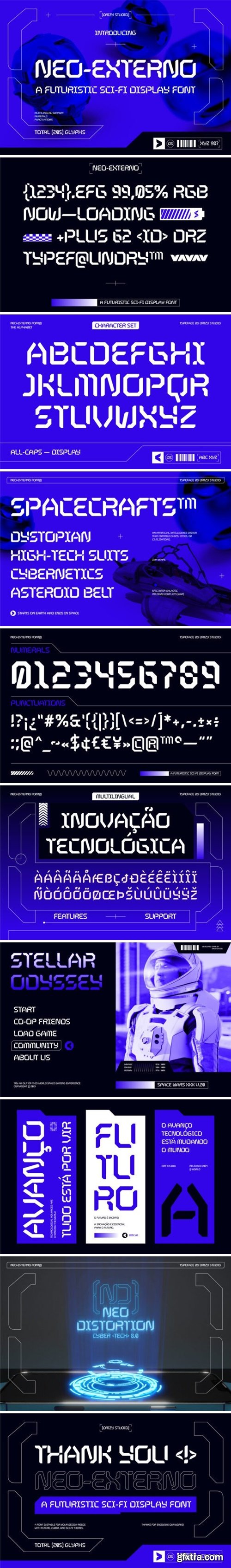 Neo-externo Font