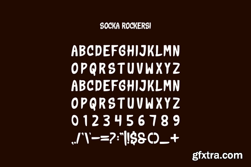 Socka Rockers - Marker & Graffiti Font JXYAE28