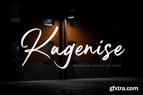 Kagenise - Handwritten Script Font 3WKECT6