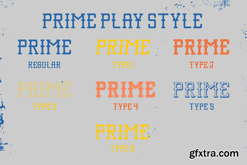 Prime Play - Sport Font A5784FU