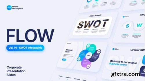 Videohive Flow - SWOT Infographic Scenes Pack 55505254