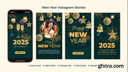 Videohive New Year Instagram Stories 55525967