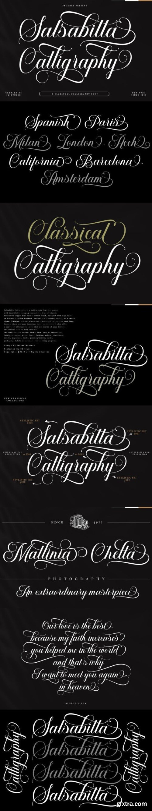 Salsabilla Calligraphy Font