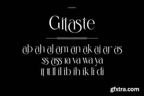 Gitaste Elegant Ligature Serif VQ2FMAM