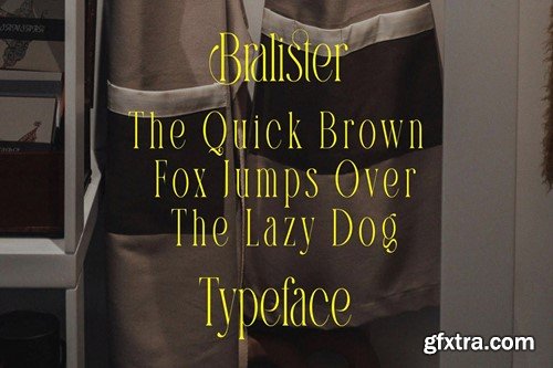 Bralister An Elegant Ligature Serif 8C6GL66