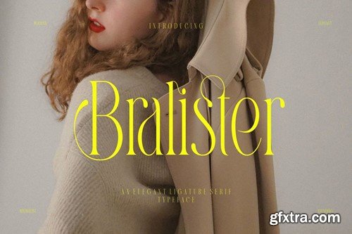 Bralister An Elegant Ligature Serif 8C6GL66