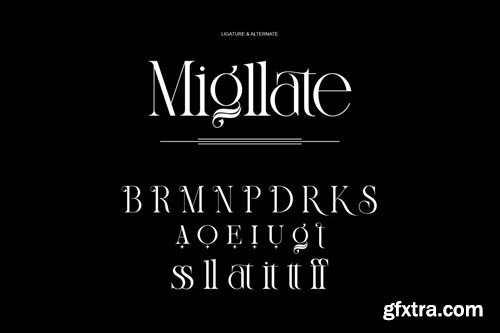 Migllate Elegant Ligature Serif JQQ5AKY