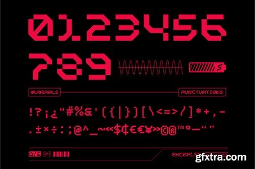 Excofles – Modern Mecha Display Font 6FGTL8H