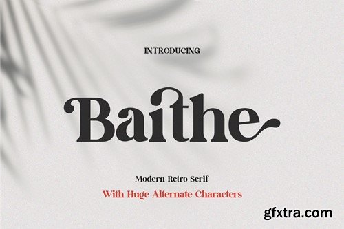 Baithe || Modern Retro Serif HSW6KF8