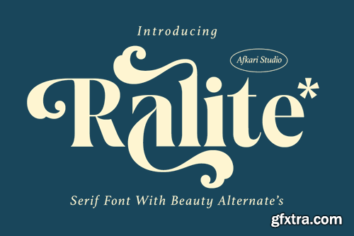 Ralite - Modern Serif Display Font G8MY2B5