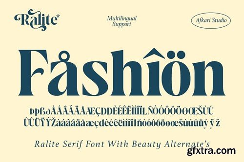 Ralite - Modern Serif Display Font G8MY2B5