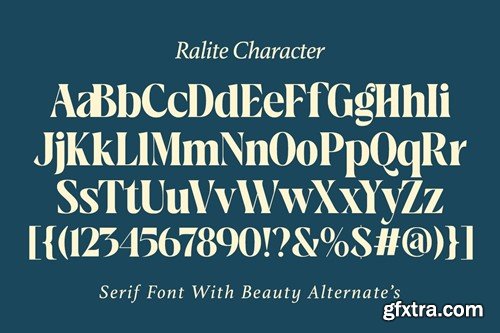 Ralite - Modern Serif Display Font G8MY2B5