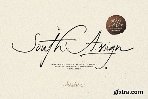 South Assign - Vintage Inspired Font NHFNGDE