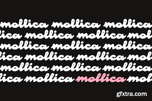 Mollica - Hand drawn script MSMQHJF