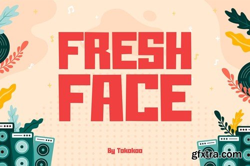 Music Font - Freshface CQ2S2XV