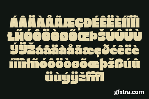 Kradix - Experimental Bold Fonts XVYE8YK