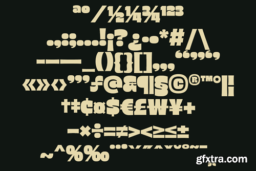 Kradix - Experimental Bold Fonts XVYE8YK