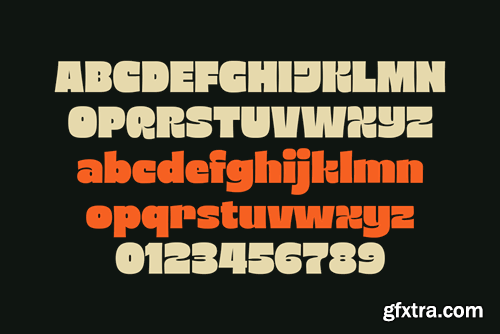 Kradix - Experimental Bold Fonts XVYE8YK