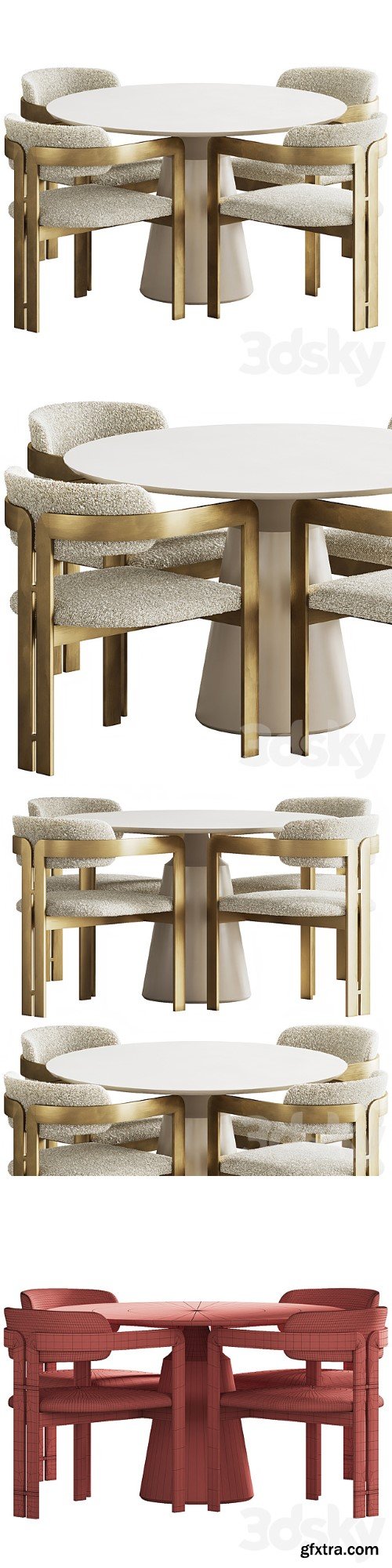 Donato by Eichholtz Dining Set