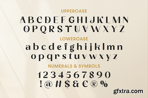 Adliene Modern Sans Serif Font RXEMLEE