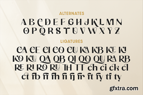 Adliene Modern Sans Serif Font RXEMLEE