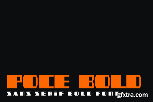 Poce Bold Font TKXAC6H