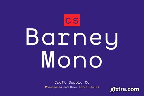 Barney Mono – Monospaced Font Z8HEN6M