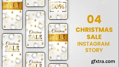 Videohive Merry Christmas Sale Instagram Stories 55544338