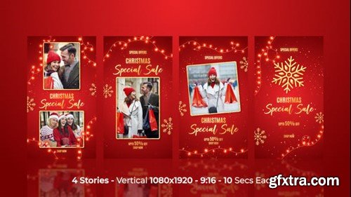 Videohive Christmas Celebration Sale Insta Stories 55553869