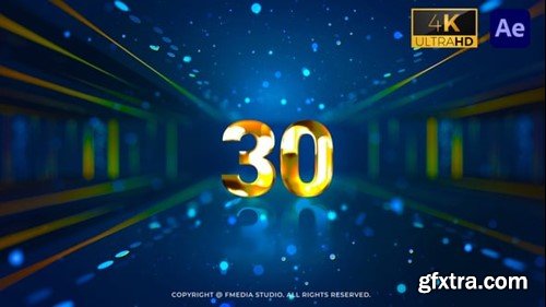 Videohive Golden Countdown 55537850