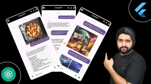 Udemy - ChatGPT & Flutter: Build Smart Android & iOS Chatbots