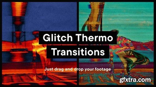 Videohive Glitch Thermo Transitions 55547016