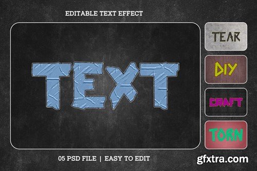 Duct Tape Text Effect Set F47SBJY