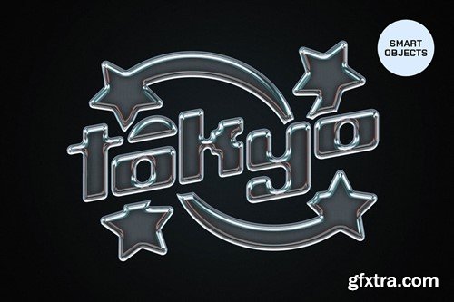 Cyber Chrome Text & Logo Effect REHGVCP