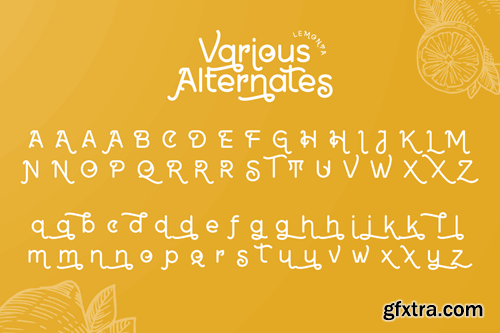 Lemonta a Playfull Font ZL8DFVP