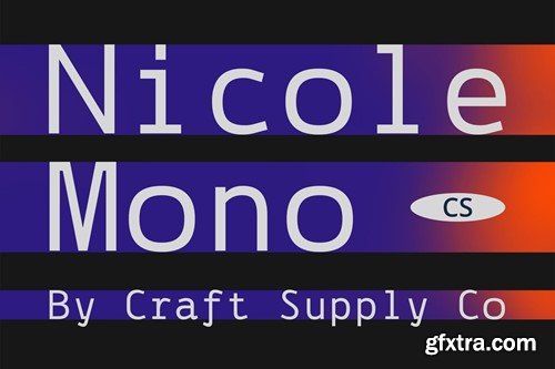 Nicole Mono – Monospaced Font DGGP32A