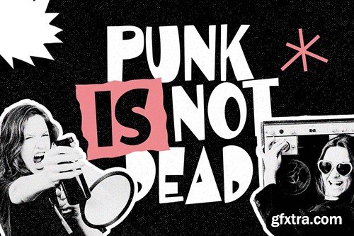 Punk Madness a Punk Style Font GULW9BM