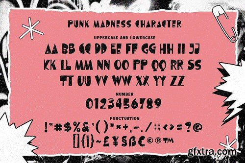 Punk Madness a Punk Style Font GULW9BM