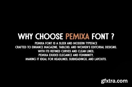 Pemixa Font PQ4QMQ8