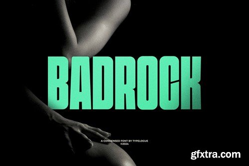 Badrock - Condensed Display Font 9HQXT3S