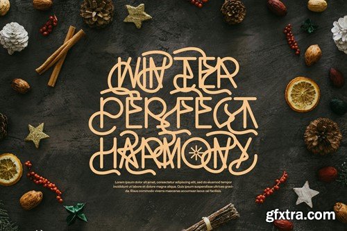 Winter Holiday Modern Display Font CYHSUZ4