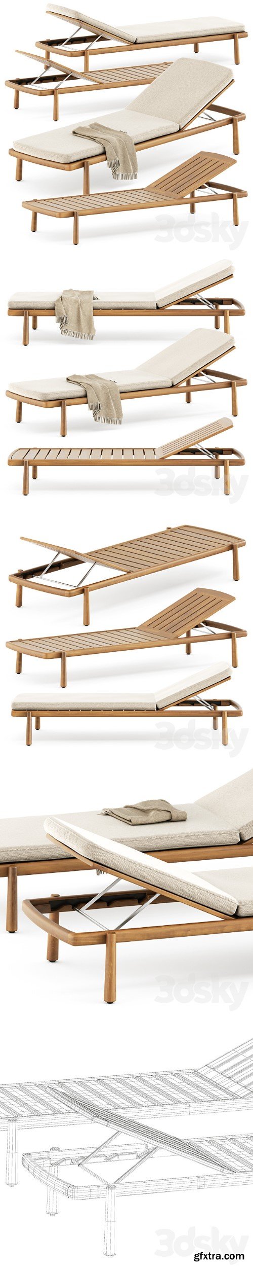 Ukiyo Lounger by Tribu